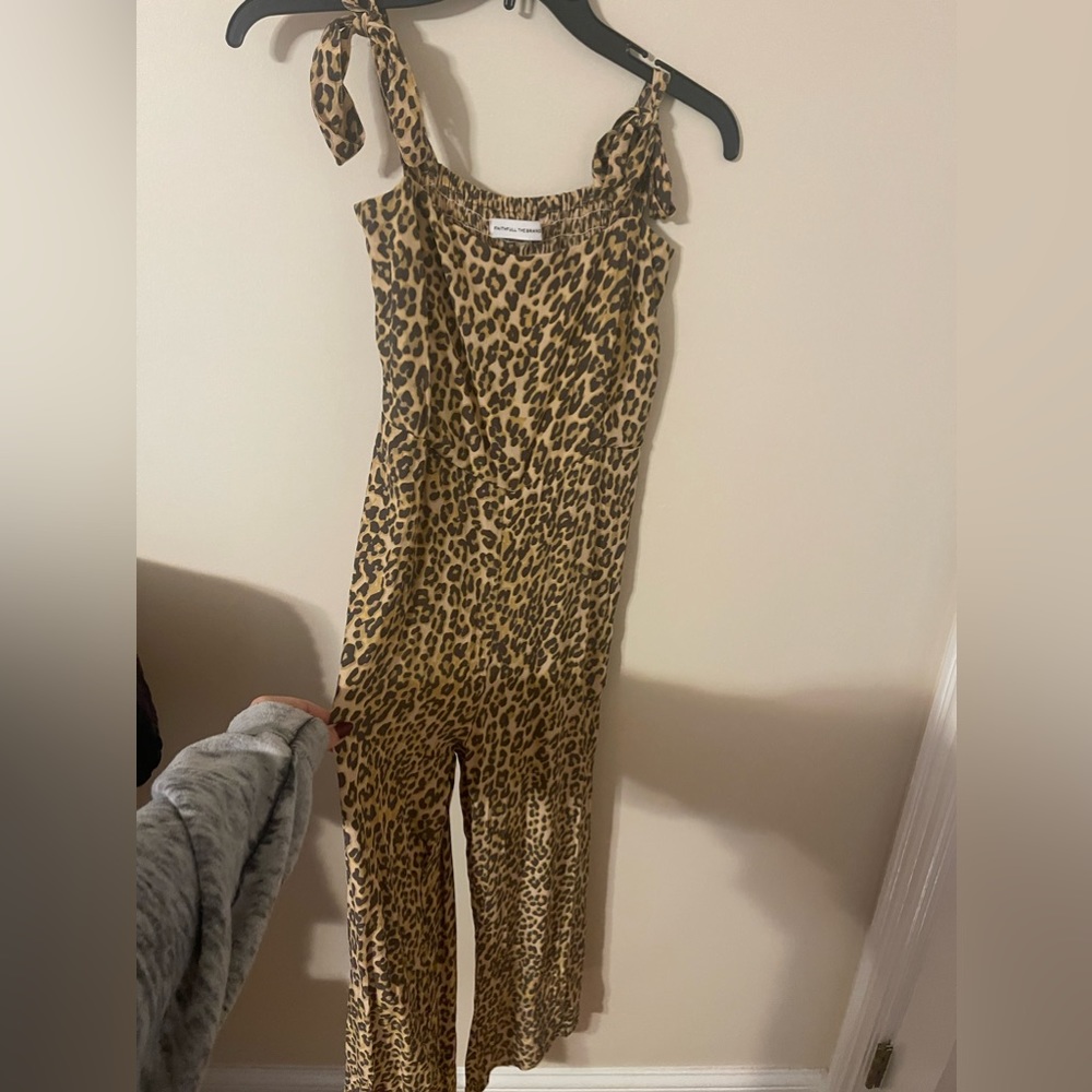 Cheetah Print Jump Suit